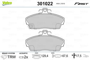 Valeo Remblokset 301022