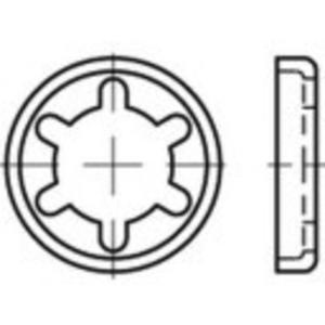 Schotelringen 88496 Staal Galvanisch verzinkt 100 stuk(s) Alstertaler Schrauben & Präzisionsteile 884960104100000