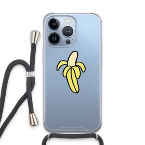 Banana: iPhone 13 Pro Transparant Hoesje met koord