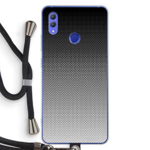 Musketon Halftone: Honor Note 10 Transparant Hoesje met koord