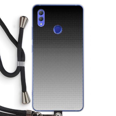 Musketon Halftone: Honor Note 10 Transparant Hoesje met koord