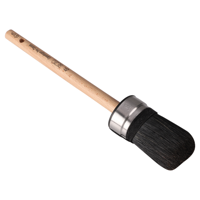 Copenhagen Pro Classic Ovale Kwast | Maat 45 | Zwart Chinees varkenshaar | FSC houten steel - 23.122.45