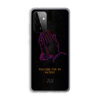 Praying For My Haters: Samsung Galaxy A72 Transparant Hoesje