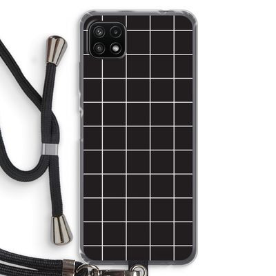 Rooster 2: Samsung Galaxy A22 5G Transparant Hoesje met koord