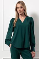 Emmarie top - bottle green - 13171