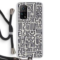 Moroccan Print: Xiaomi Mi 10T 5G Transparant Hoesje met koord