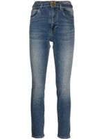 PINKO jean ceinturée à coupe skinny - Bleu