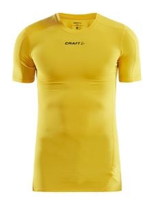 Craft 1906855 Pro Control Compression Tee Unisex - Yellow - L