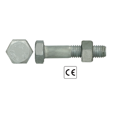 pgb-Europe PGB-FASTENERS | SB-bout CE 8.8 EN15048-1 M16x130 Tvz | 25 st P15048810016001303