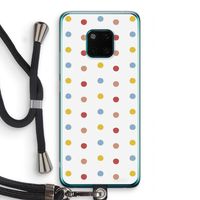 Bollen: Huawei Mate 20 Pro Transparant Hoesje met koord