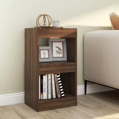 Boekenkast/kamerscherm 40x30x72 cm bruin eikenkleur
