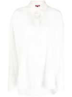 STAUD long-sleeve cotton shirt - Blanc