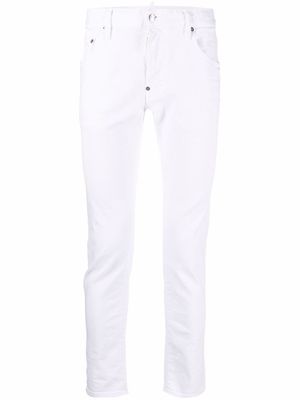 DSQUARED2 jean à coupe skinny - Blanc