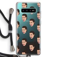 Ugly Cry Call: Samsung Galaxy S10 Plus Transparant Hoesje met koord
