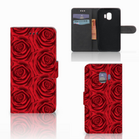 Samsung Galaxy J2 Pro 2018 Hoesje Red Roses - thumbnail