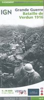 Historische Kaart Bataille de Verdun 1916 - Slag om Verdun | IGN - Institut Géographique National - thumbnail