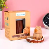 Capibara in boomstam