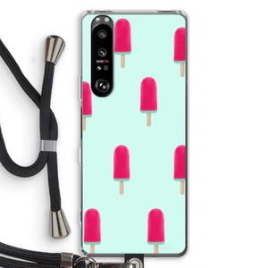 Waterijsje: Sony Xperia 1 III Transparant Hoesje met koord