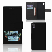 Sony Xperia XA1 Leuk Hoesje Boho Beach | Portemonnee hoesje