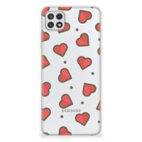 Samsung Galaxy A22 5G | TPU bumper | Hearts