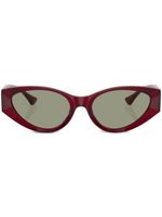 Versace Eyewear lunettes de soleil à monture papillon - Rouge - thumbnail