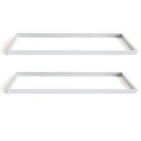Set 2x Opbouwframe 300x1200Mm WIT