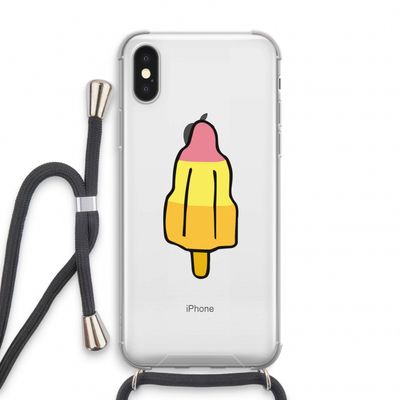 Raketijsje: iPhone XS Transparant Hoesje met koord