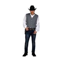 Kostuums voor Volwassenen My Other Me Grijs Cowboy Vest