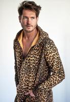 D-Robe badjas met capuchon - panter-xs