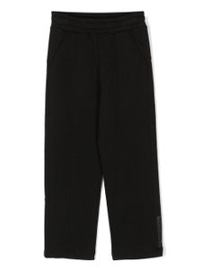 Monnalisa pantalon à logo imprimé - Noir