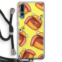 Hamburger: Huawei P20 Pro Transparant Hoesje met koord