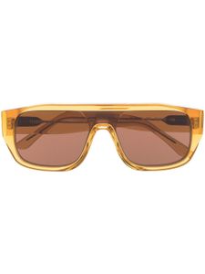 Thierry Lasry lunettes de soleil à monture rectangulaire - Jaune