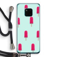 Waterijsje: Huawei Mate 20 Pro Transparant Hoesje met koord