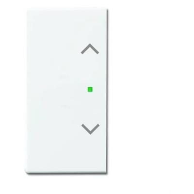 Busch-Jaeger 2CKA006220A0055 Afdekking 2-voudig free@home Verkeerswit, Wit 1 stuk(s)