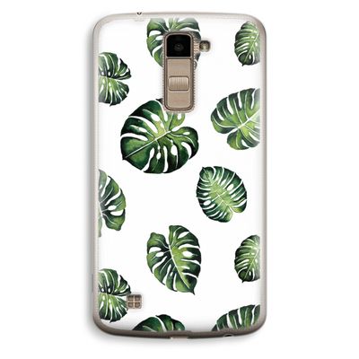 Tropische bladeren: LG K10 (2016) Transparant Hoesje