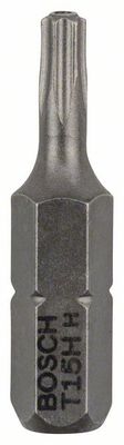 Bosch Accessoires T15H Security-Torx®-bit extra-hard T15H, 25 mm 2 stuks - 2608522010