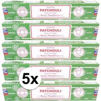 5x Nag Champa wierook Patchouli 15 gram - thumbnail