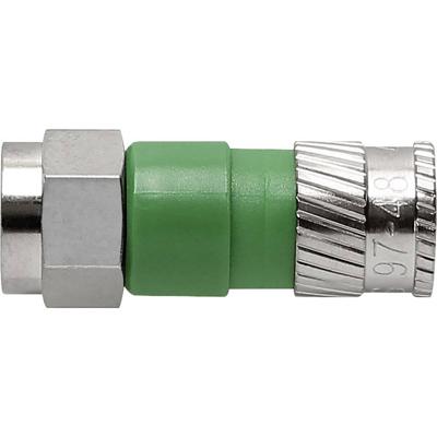 F-stekker compressie Kabeldiameter: 4.9 mm