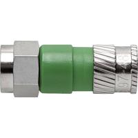F-stekker compressie Kabeldiameter: 4.9 mm