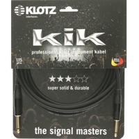 Klotz KIKKG3.0PPSW instrumentkabel 6.35mm 2p verguld 3 meter recht