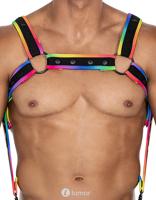 * CUT4MEN Veelkleurige Neopreen Borstharnas05