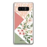 Sweet heaven geometrics: Samsung Galaxy Note 8 Transparant Hoesje