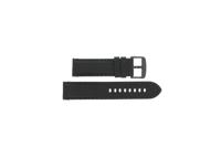Horlogeband Tissot T600046826 / CHRONO XL Leder Zwart 22mm