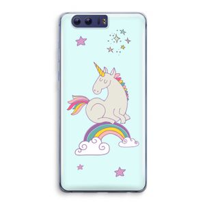 Regenboog eenhoorn: Honor 9 Transparant Hoesje