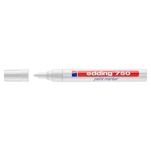 Viltstift edding 750 lakmarker rond wit 2-4mm