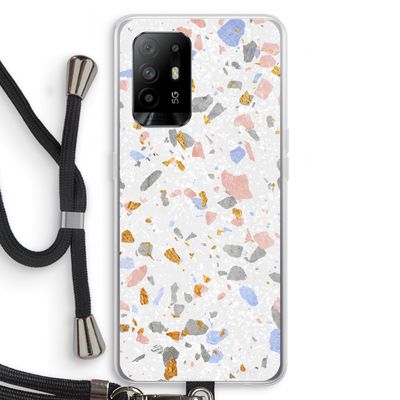 Terrazzo N°8: Oppo A95 5G Transparant Hoesje met koord