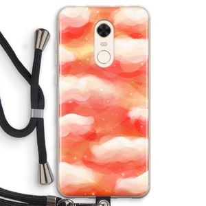 Lichte Wolken: Xiaomi Redmi 5 Transparant Hoesje met koord