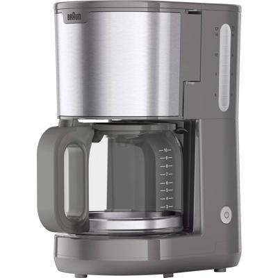 Braun KF 1500 GY Koffiezetapparaat Grijs Capaciteit koppen: 10