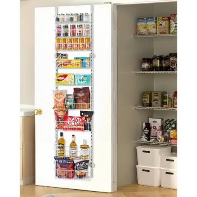 VEVOR Pantry Organizer Muurbevestigde 9-laags kruidenrekken Witte keuken