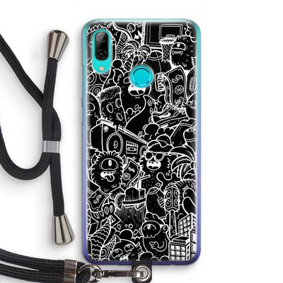 Vexx Black City : Huawei P Smart (2019) Transparant Hoesje met koord